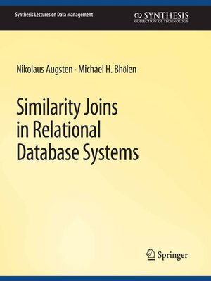 cover image of Similarity Joins in Relational Database Systems